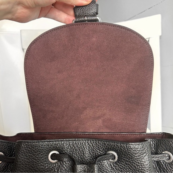 Coach Kelo Backpack | Black Pebbled Leather | Authentic - Picture 3 of 7